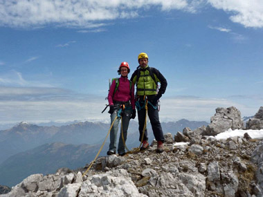 CRESTA DI PIANCAFORMIA AL GRIGNONE E CANALE DEL NEVAIO Sabato 19 maggio 2012 - FOTOGALLERY